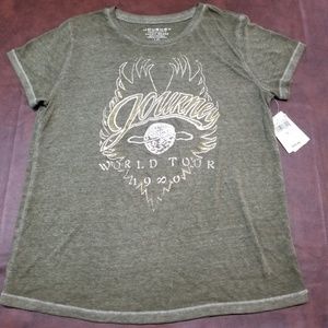 Mens Journey World Tour Graphic Tee Lucky Brand L